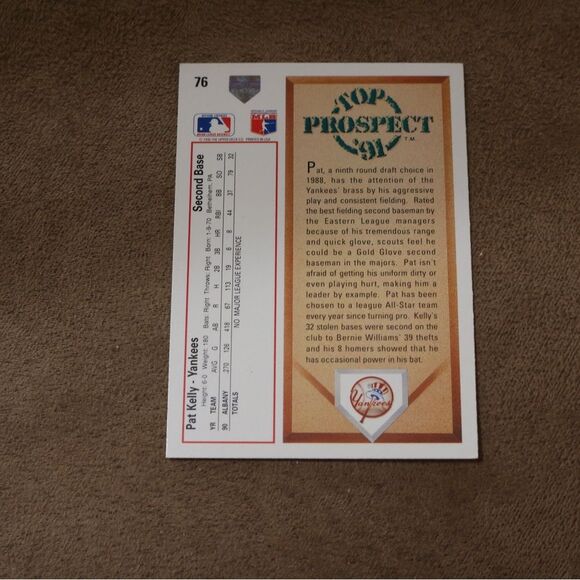 Pat Kelly #76 Baseball Card - Picture 2 of 2